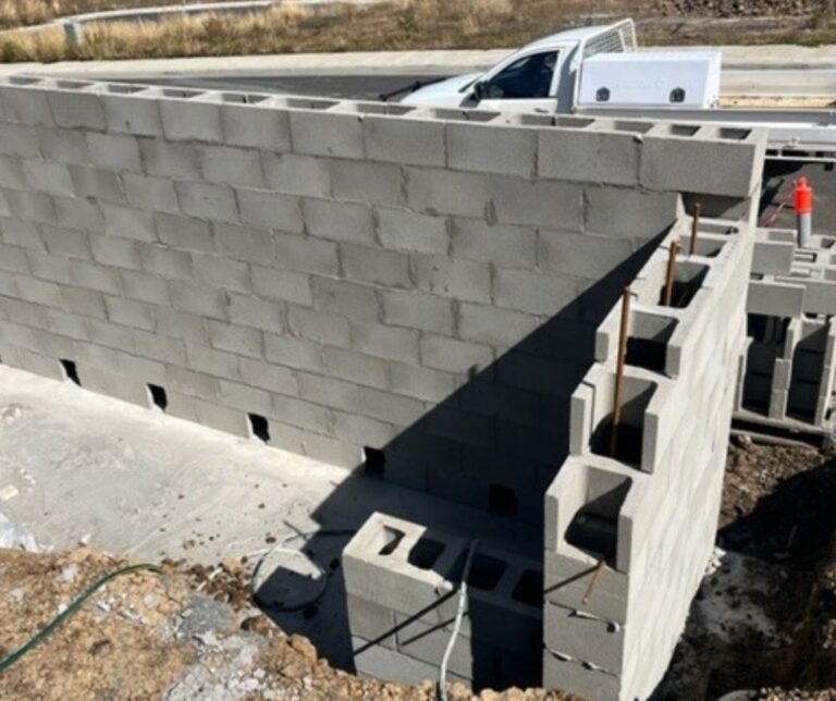 Tranmere Core Filled Retaining Wall